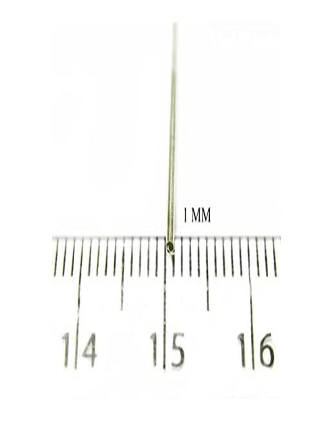The Unique ® Dapka (Sadi) for Aari, Maggam, Zardosi Embroidery, Jewellery Work & Crafts DIY Kit,1MM, Smooth Finish, Golden (Pack of 50 Grams) - Image 3